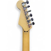 Used EVH Striped Series White with Black Stripes Solid Body Electric Guitar