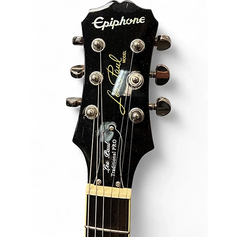 Used Epiphone Les Paul Traditional Pro Gold Top Solid Body Electric Guitar
