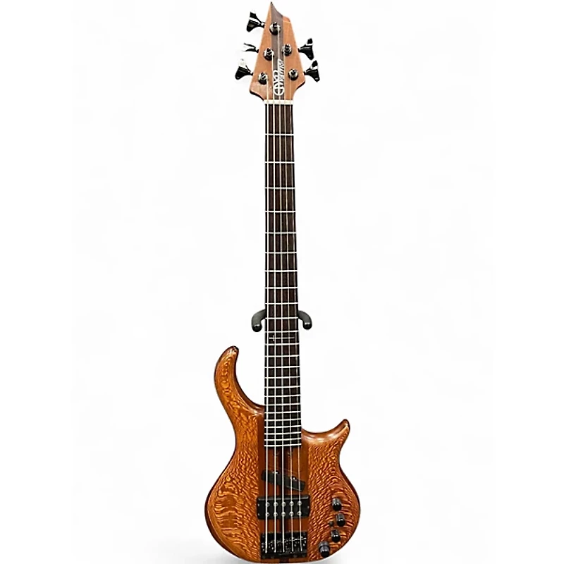 Used Warrior S208 Natural Electric Bass Guitar