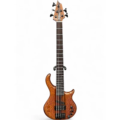 Used Warrior S208 Natural Electric Bass Guitar