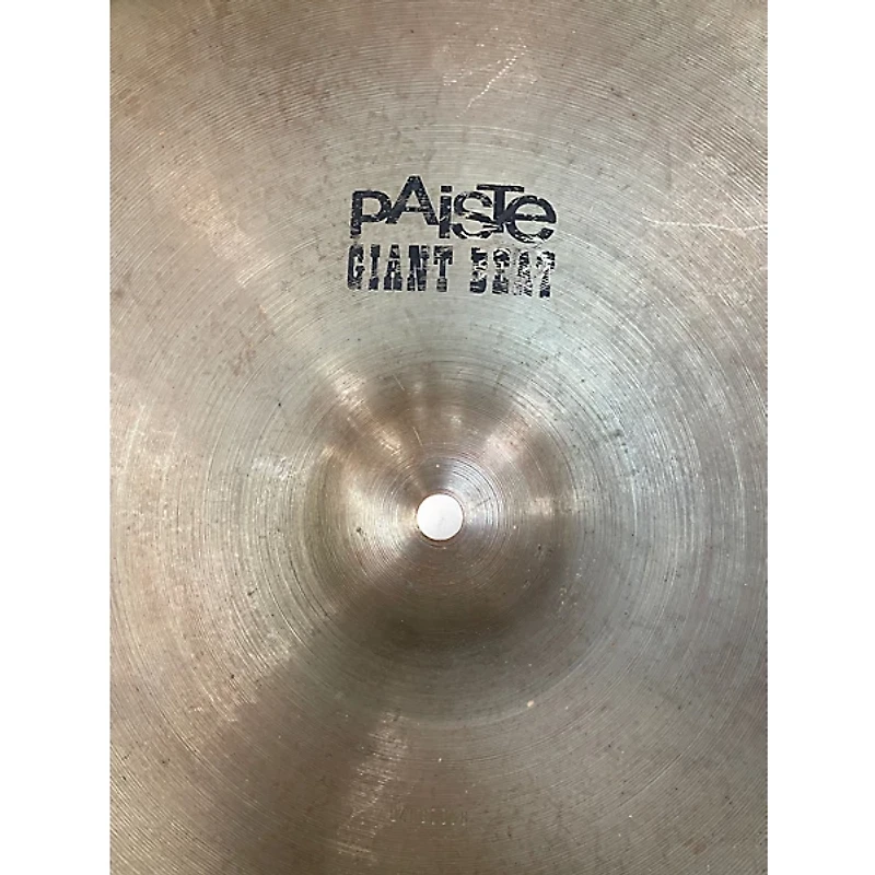 Used Paiste 18in Giant Beat Crash Cymbal