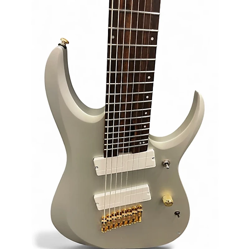 Used Ibanez RGDMS8 SILVER Solid Body Electric Guitar