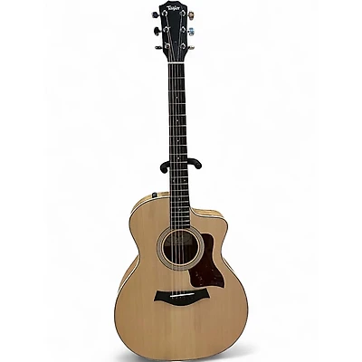 Used Taylor 214CE-K Natural Acoustic Electric Guitar