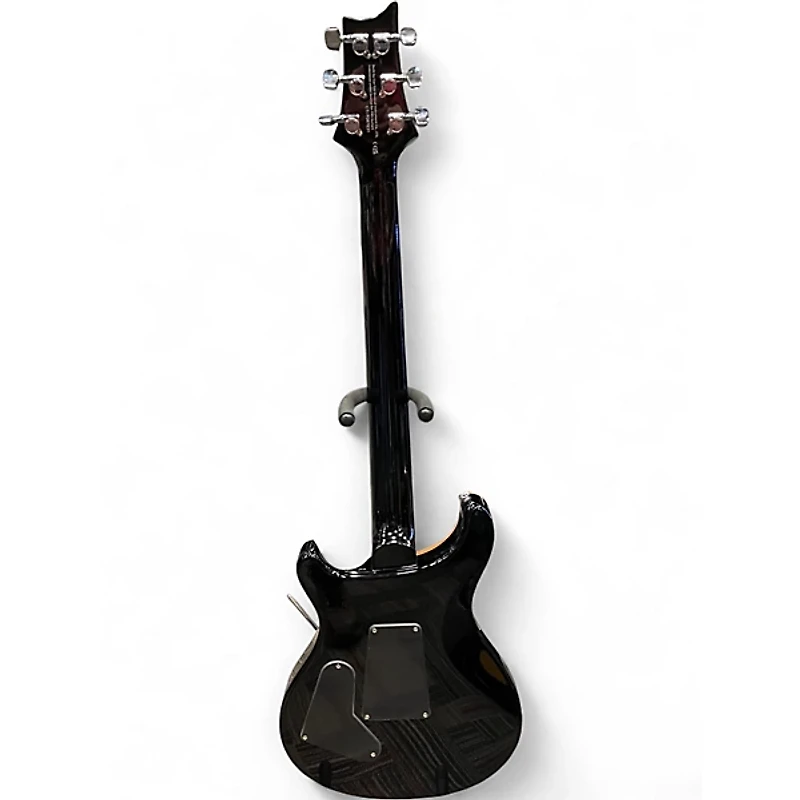 Used PRS SE Custom 24 Floyd Rose Trans Charcoal Solid Body Electric Guitar