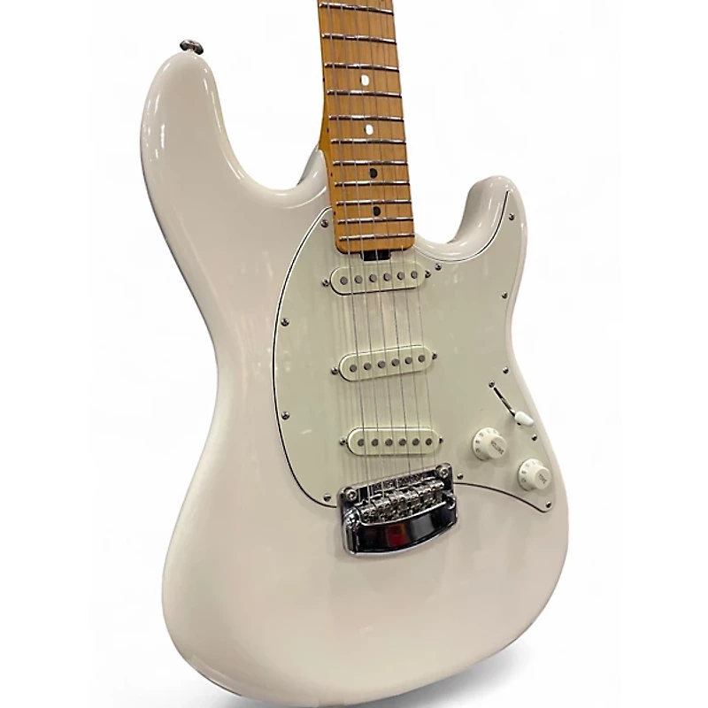 Used Ernie Ball Music Man Cutlass Olympic White Solid Body Electric Guitar