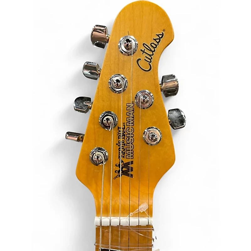 Used Ernie Ball Music Man Cutlass Olympic White Solid Body Electric Guitar