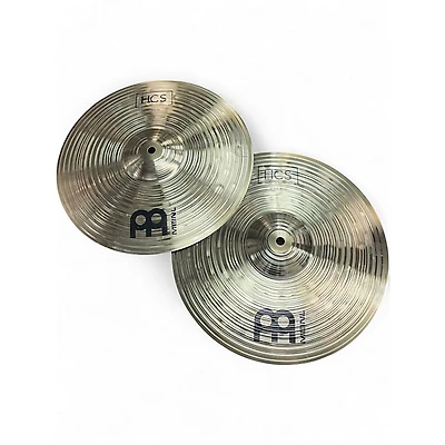 Used MEINL 13in HCS Hi Hat Pair Cymbal