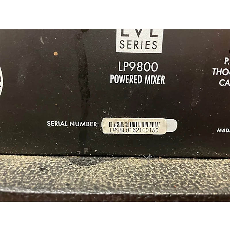 Used Harbinger LP9800 Powered Mixer