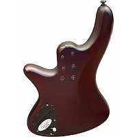 Used Schecter Guitar Research Stiletto Custom 4 String Trans Red Electric Bass Guitar