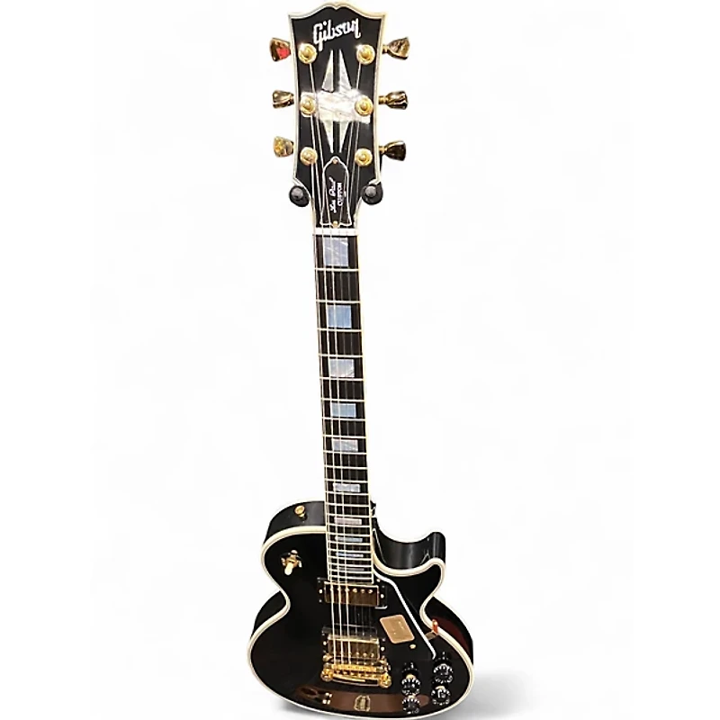 Used Gibson Custom Shop Les Paul Custom Ebony Solid Body Electric Guitar