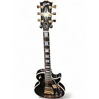 Used Gibson Custom Shop Les Paul Custom Ebony Solid Body Electric Guitar