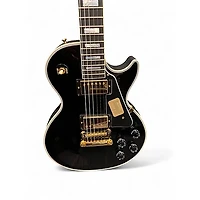 Used Gibson Custom Shop Les Paul Custom Ebony Solid Body Electric Guitar