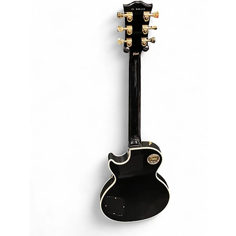 Used Gibson Custom Shop Les Paul Custom Ebony Solid Body Electric Guitar