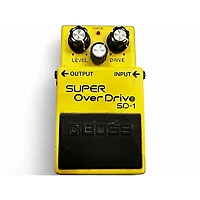 Used BOSS SD1 Super Overdrive Effect Pedal