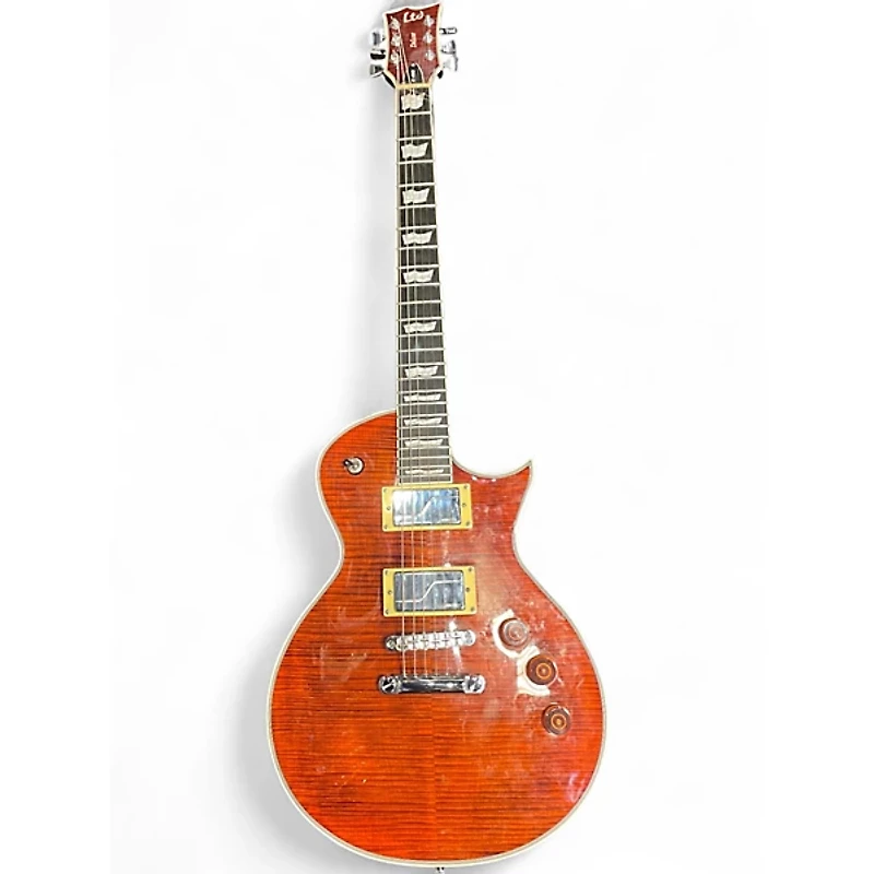 Used ESP LTD EC1000 Tiger Eye Solid Body Electric Guitar