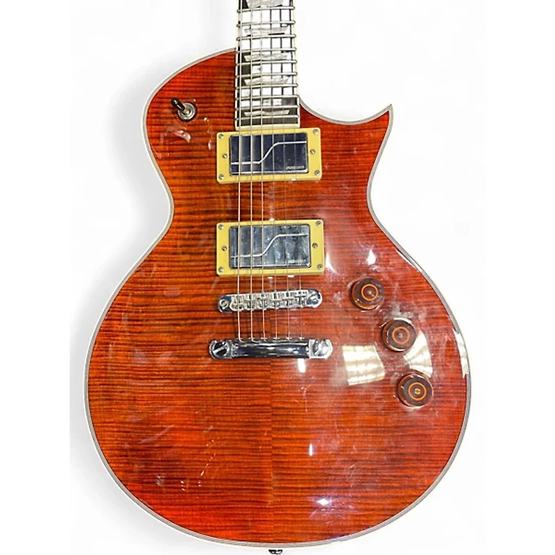 Used ESP LTD EC1000 Tiger Eye Solid Body Electric Guitar