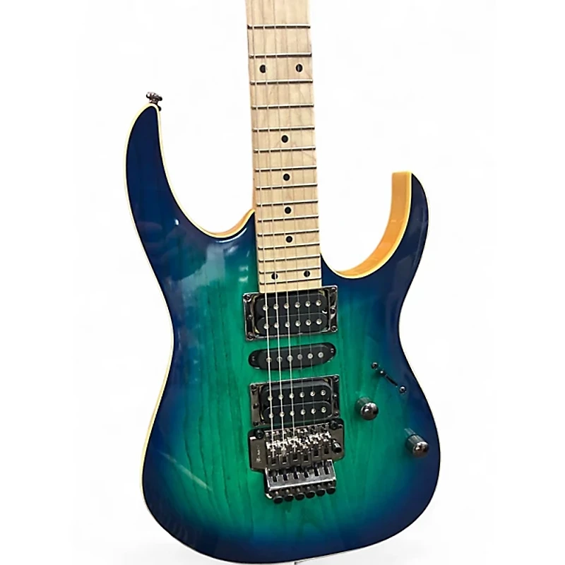 Used Ibanez RG470AHM Blue Moon Burst Solid Body Electric Guitar