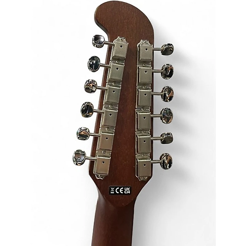 Used Fender California Series Villager Natural 12 String Acoustic Electric Guitar