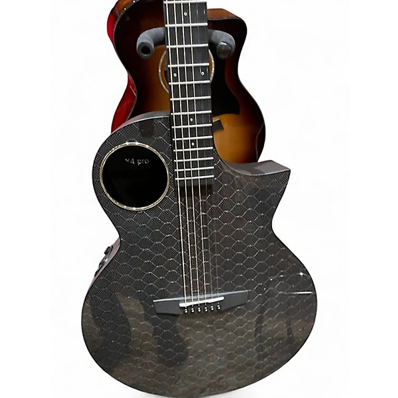 Used Enya X4 Pro Black Acoustic Electric Guitar