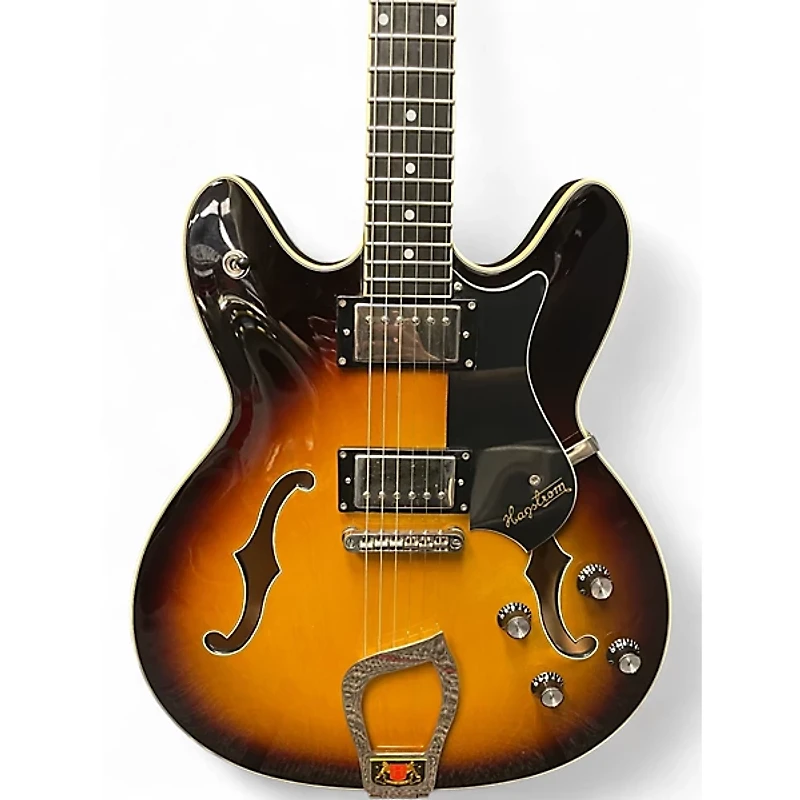 Used Hagstrom Viking Tobacco Sunburst Hollow Body Electric Guitar