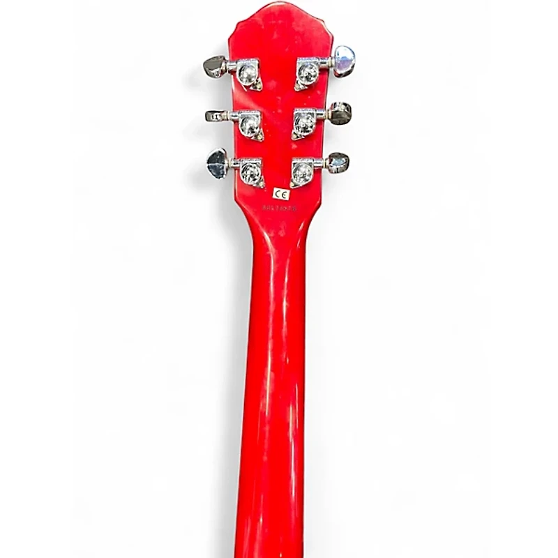 Used Oscar Schmidt OE30 Delta King Cherry Hollow Body Electric Guitar