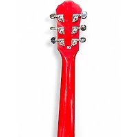 Used Oscar Schmidt OE30 Delta King Cherry Hollow Body Electric Guitar