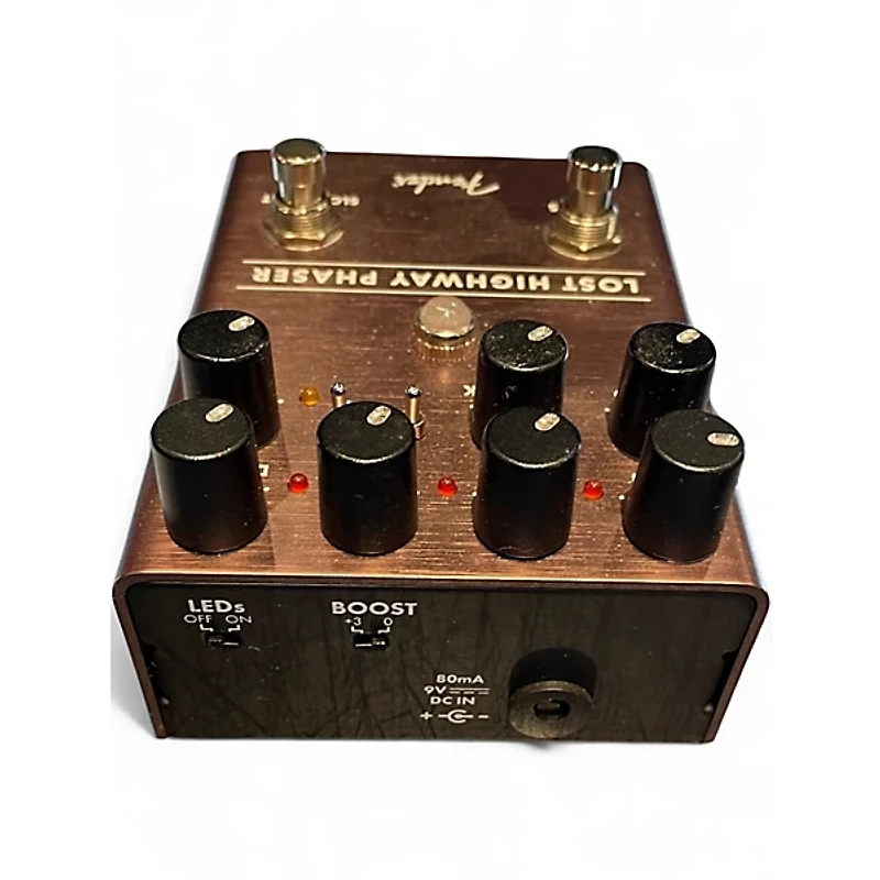 Used Fender LOST HIGHWAY PHASER Effect Pedal