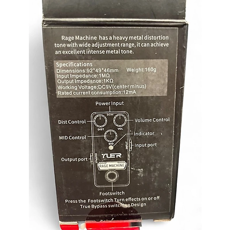 Used Yuer rs-16 rage machine Effect Pedal
