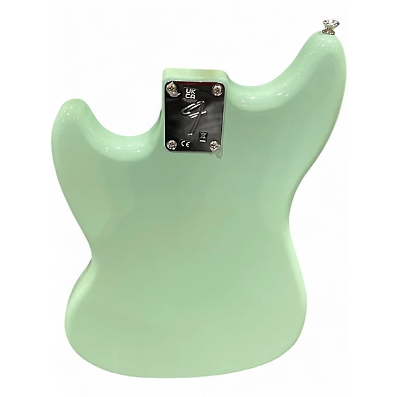 Used Fender Mustang Bass Surf Green Electric Bass Guitar