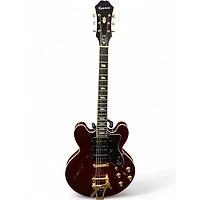 Used Epiphone Riviera P93 Worn Cherry Hollow Body Electric Guitar