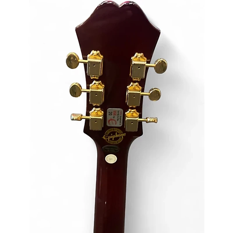 Used Epiphone Riviera P93 Worn Cherry Hollow Body Electric Guitar