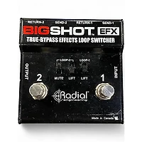 Used Radial Engineering Bigshot True Bypass FX Loop Switcher Pedal