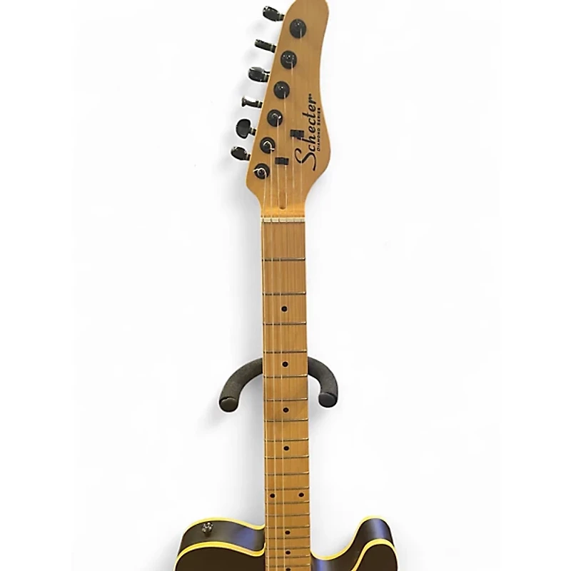 Used Schecter Guitar Research Diamond Series PT Monster Energy Black Solid Body Electric Guitar