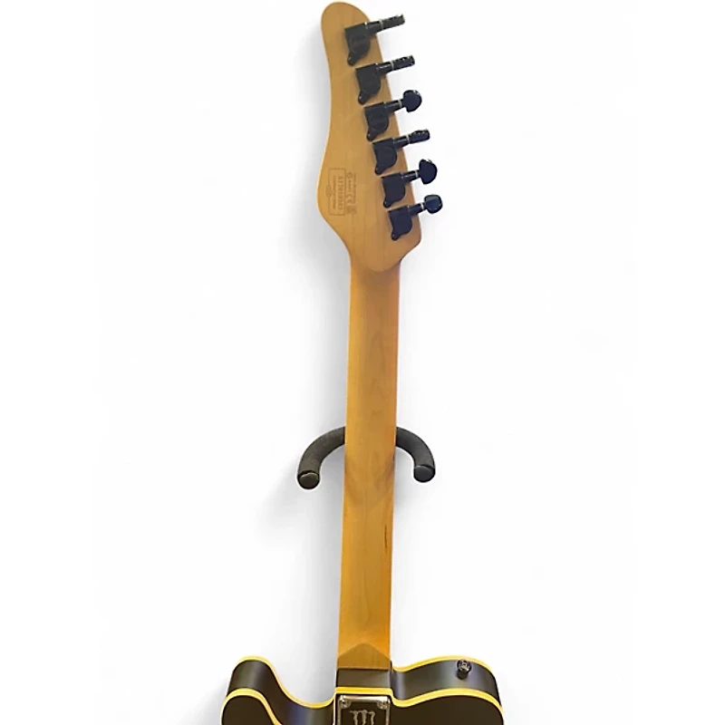 Used Schecter Guitar Research Diamond Series PT Monster Energy Black Solid Body Electric Guitar