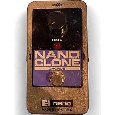 Used Electro-Harmonix Nano Clone Chorus Effect Pedal