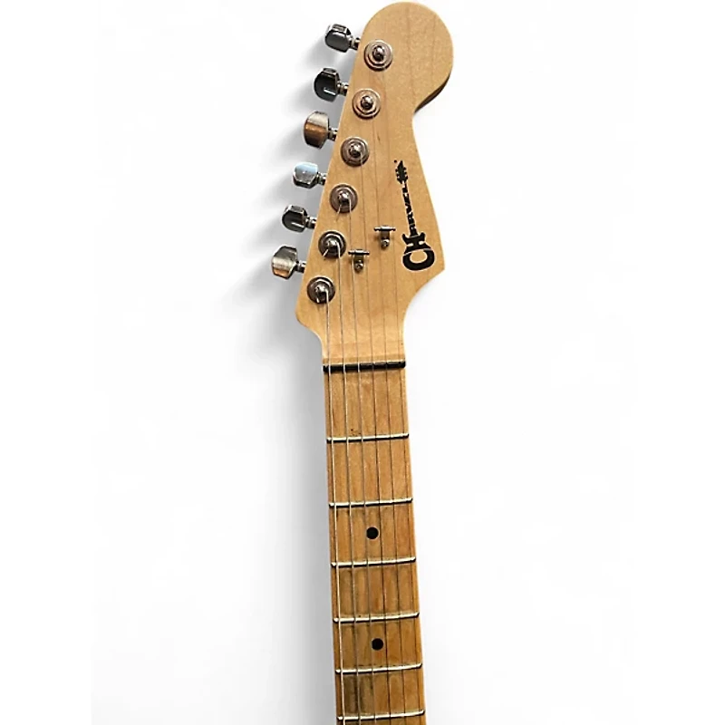 Used Charvel San Dimas Style 1 HSS Platinum Pearl Solid Body Electric Guitar