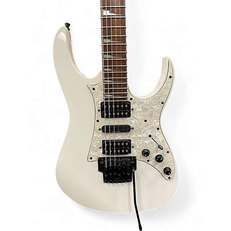 Used Ibanez RG350DX RG Series White Solid Body Electric Guitar
