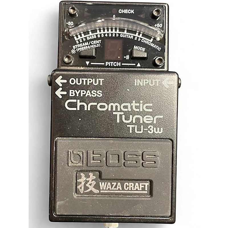 Used BOSS TU3W Waza Craft Chromatic Tuner Pedal