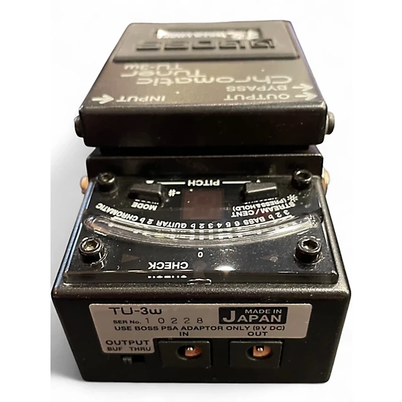 Used BOSS TU3W Waza Craft Chromatic Tuner Pedal