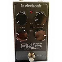 Used TC Electronic Fangs Metal Distortion Effect Pedal