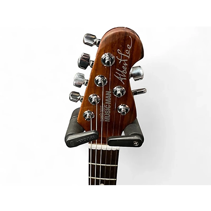 Used Ernie Ball Music Man Albert Lee Signature Tremolo METALLIC BLUE Solid Body Electric Guitar