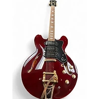 Used Epiphone Riviera P93 Wine Red Hollow Body Electric Guitar