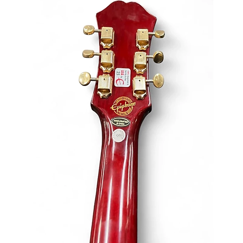 Used Epiphone Riviera P93 Wine Red Hollow Body Electric Guitar