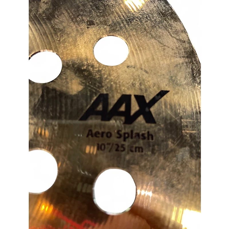 Used SABIAN 10in AAX AERO SPLASH Cymbal