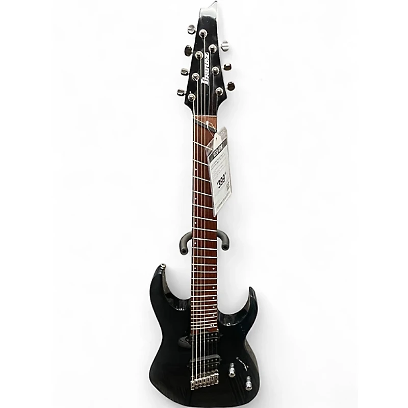 Used Ibanez RGMS7 BLACK Solid Body Electric Guitar