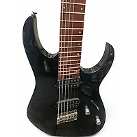 Used Ibanez RGMS7 BLACK Solid Body Electric Guitar