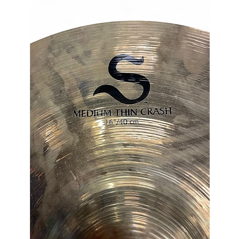 Used Zildjian 16in S Family Medium Thin Crash Cymbal