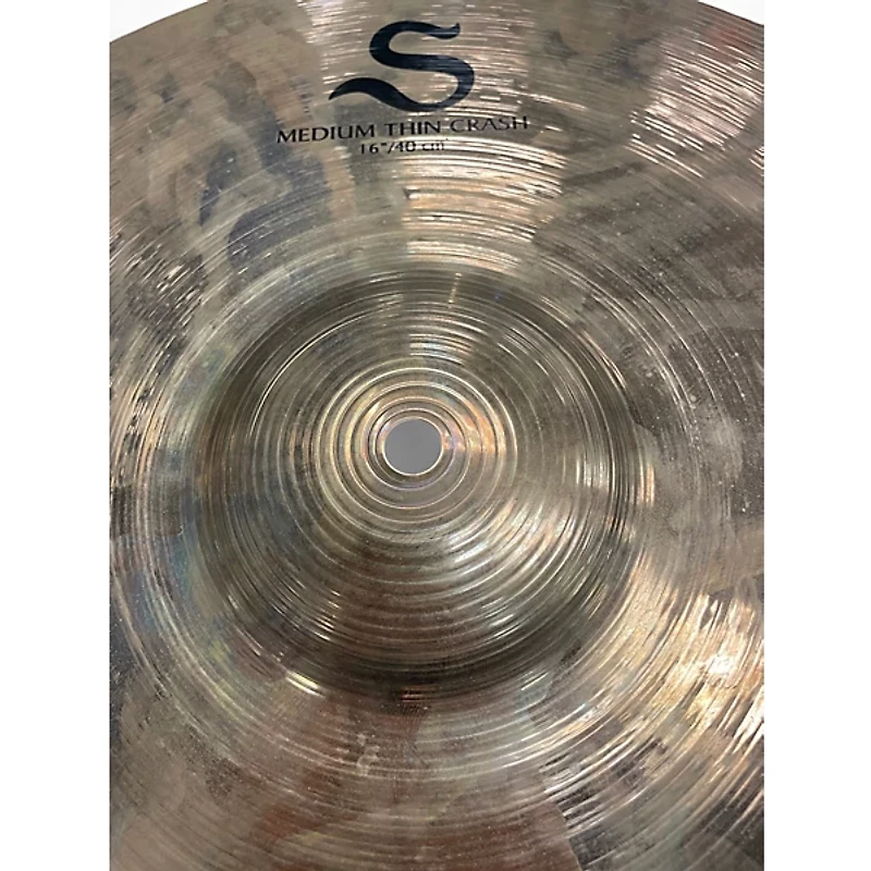 Used Zildjian 16in S Family Medium Thin Crash Cymbal