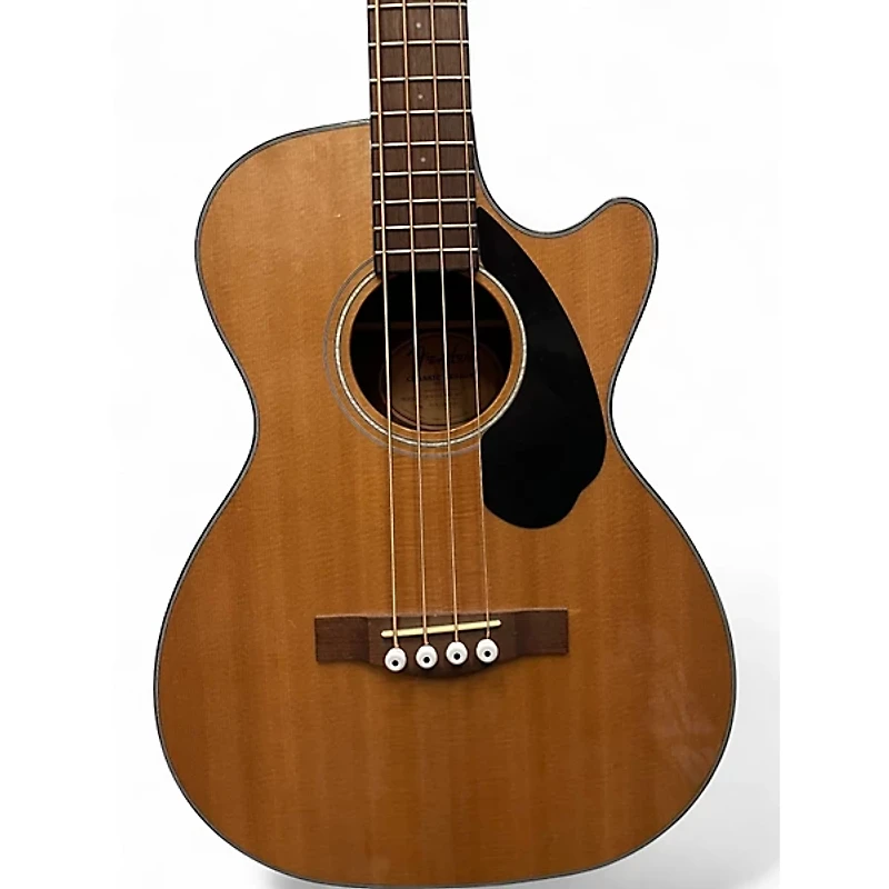 Used Fender CB60SCE Natural Acoustic Bass Guitar