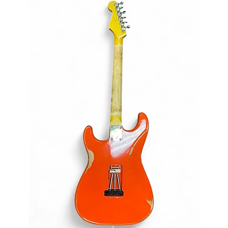 Used Big River ISABELLA STRAT Orange Solid Body Electric Guitar